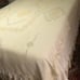 Vintage Linen & Lace Tablecloth 68x90 Ecru Beautiful!!!
