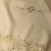 Vintage Linen & Lace Tablecloth 68x90 Ecru Beautiful!!!
