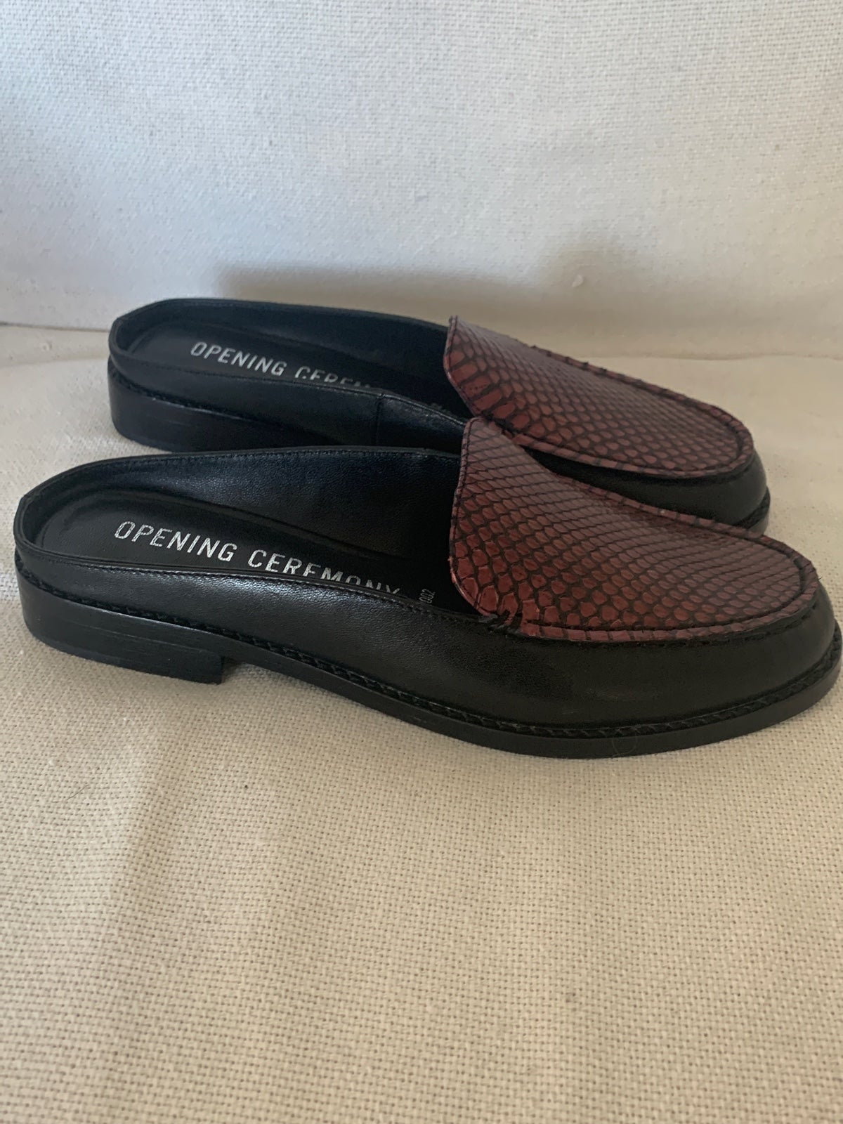 opening ceremony mules leather size 36 size 6