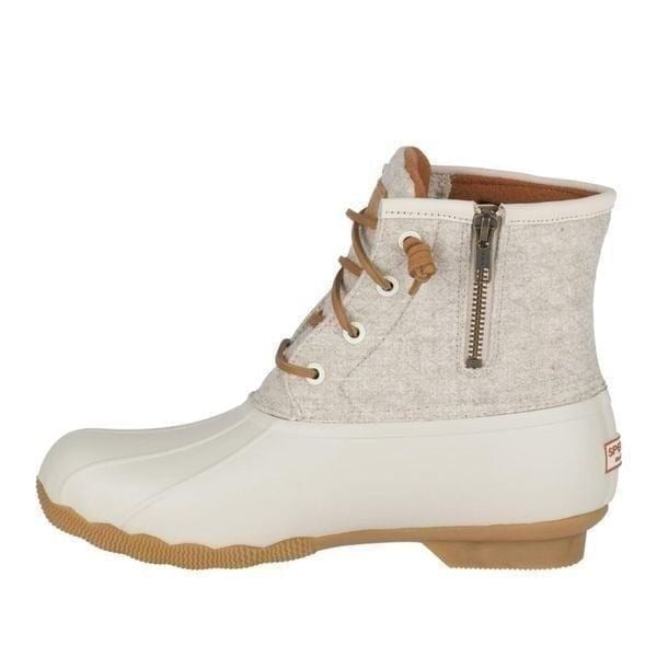 NEW Sperry Women's Saltwater Emboss Wool Boots 9.5