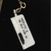 NEW MERVYN'S 18k Over 925 Reversible Cross Crucifix Zirconia Necklace 18