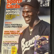 Magazine sports cards Michael Jordan cover
