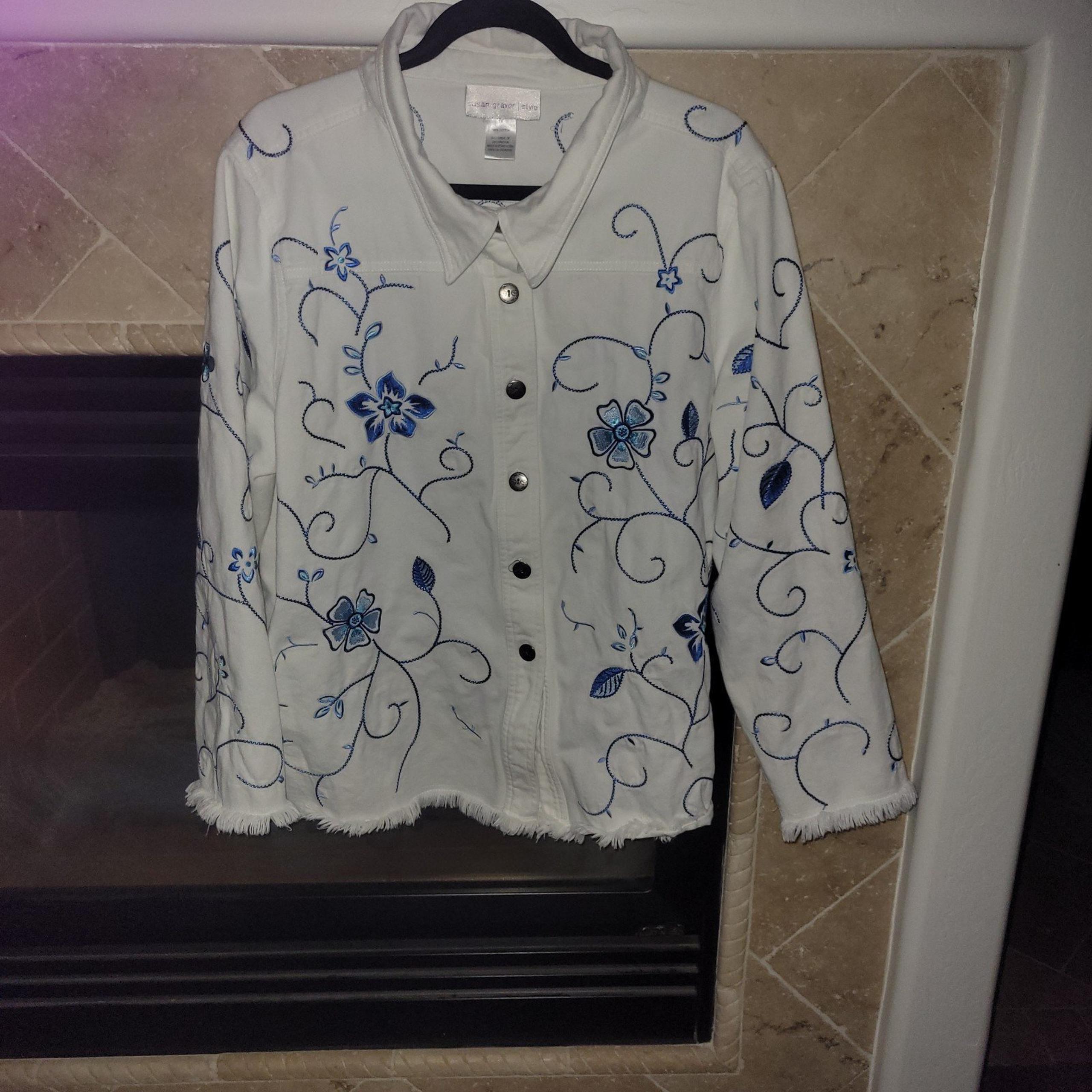 Susan Graver denim jacket