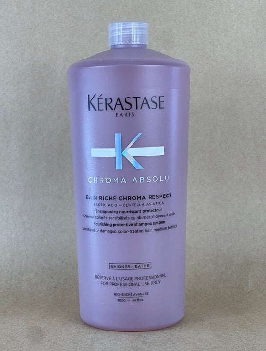 Kerastase Chroma Absolu Bain Riche Chroma Respect Nourishing Shampoo 34 oz