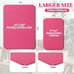 Sewing Mat Reduce Vibrations Noise 15X20 and 9X14 Pink