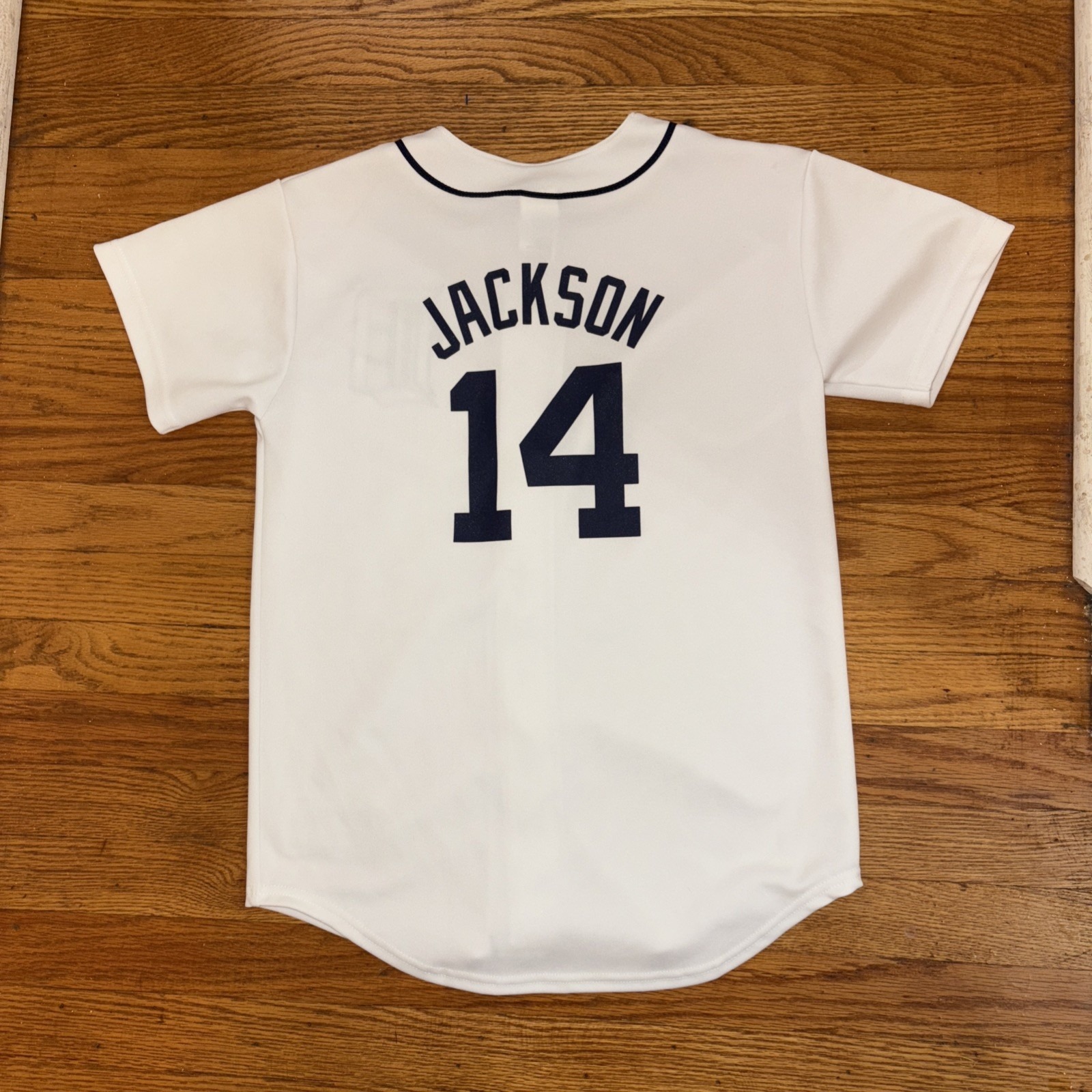 Austin Jackson Majestic Detroit Tigers YOUTH Home White Jersey