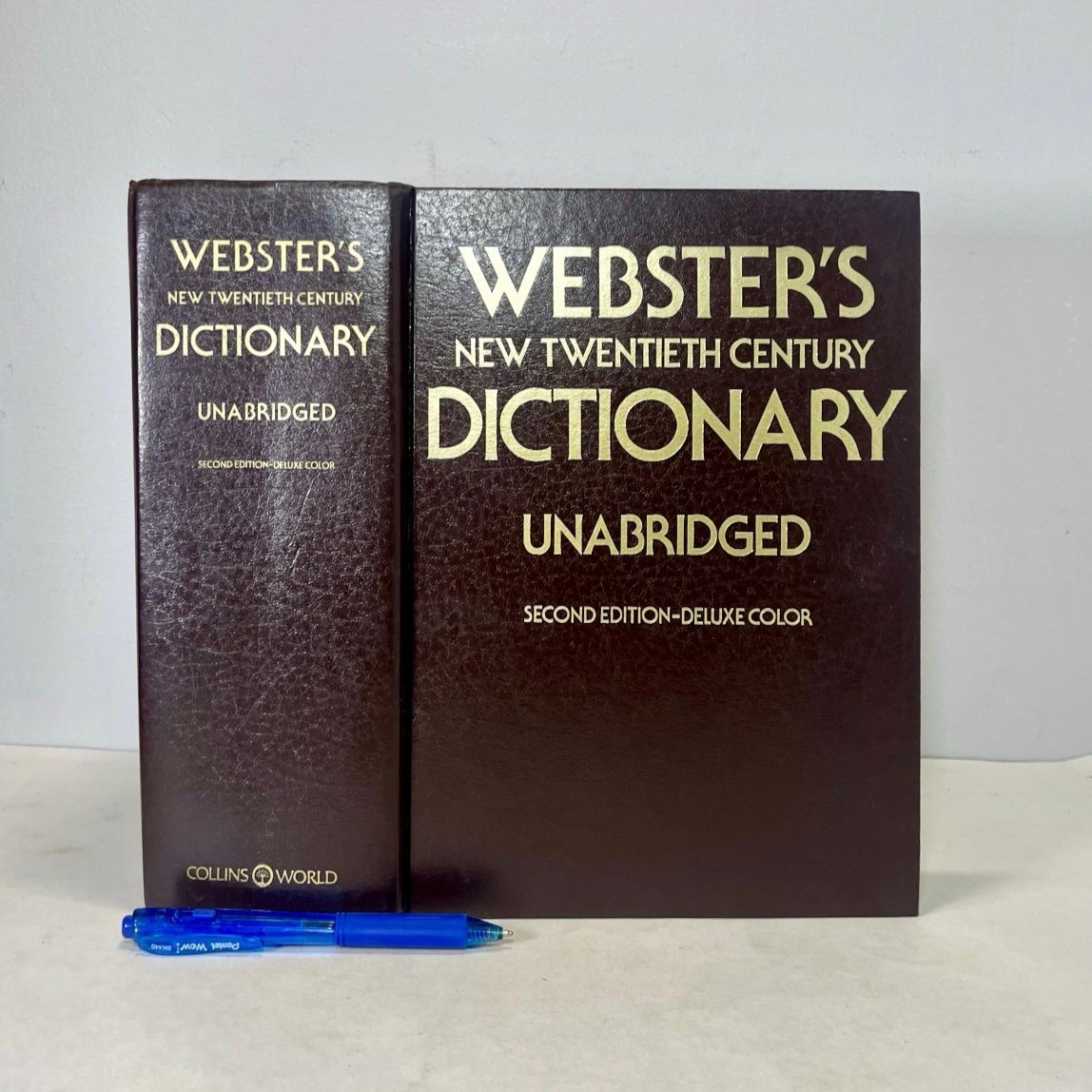 HUGE Webster's New 20th Century Dictionary of English Language 1978 Vintage Book