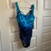 Longitude Women’s Blue One Piece Full Coverage Swimsuit - Size 12 - NEW