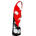 Vintage 70s Red and Black Floral Malihini Hawaiian Beach Halter Maxi Wrap Dress