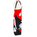 Vintage 70s Red and Black Floral Malihini Hawaiian Beach Halter Maxi Wrap Dress