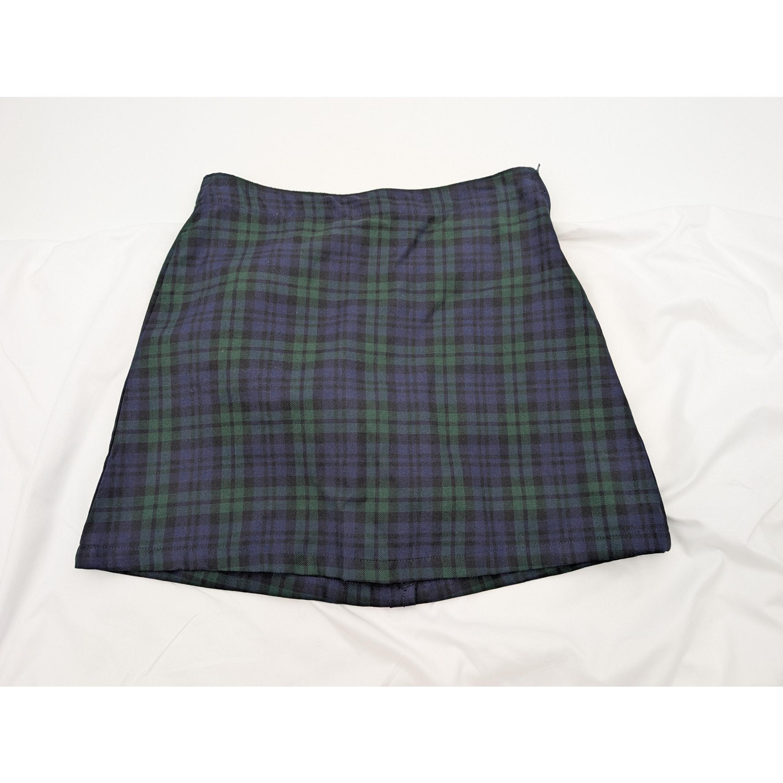 Lands' End Plaid Skort Women's 2 School Girl Preppy