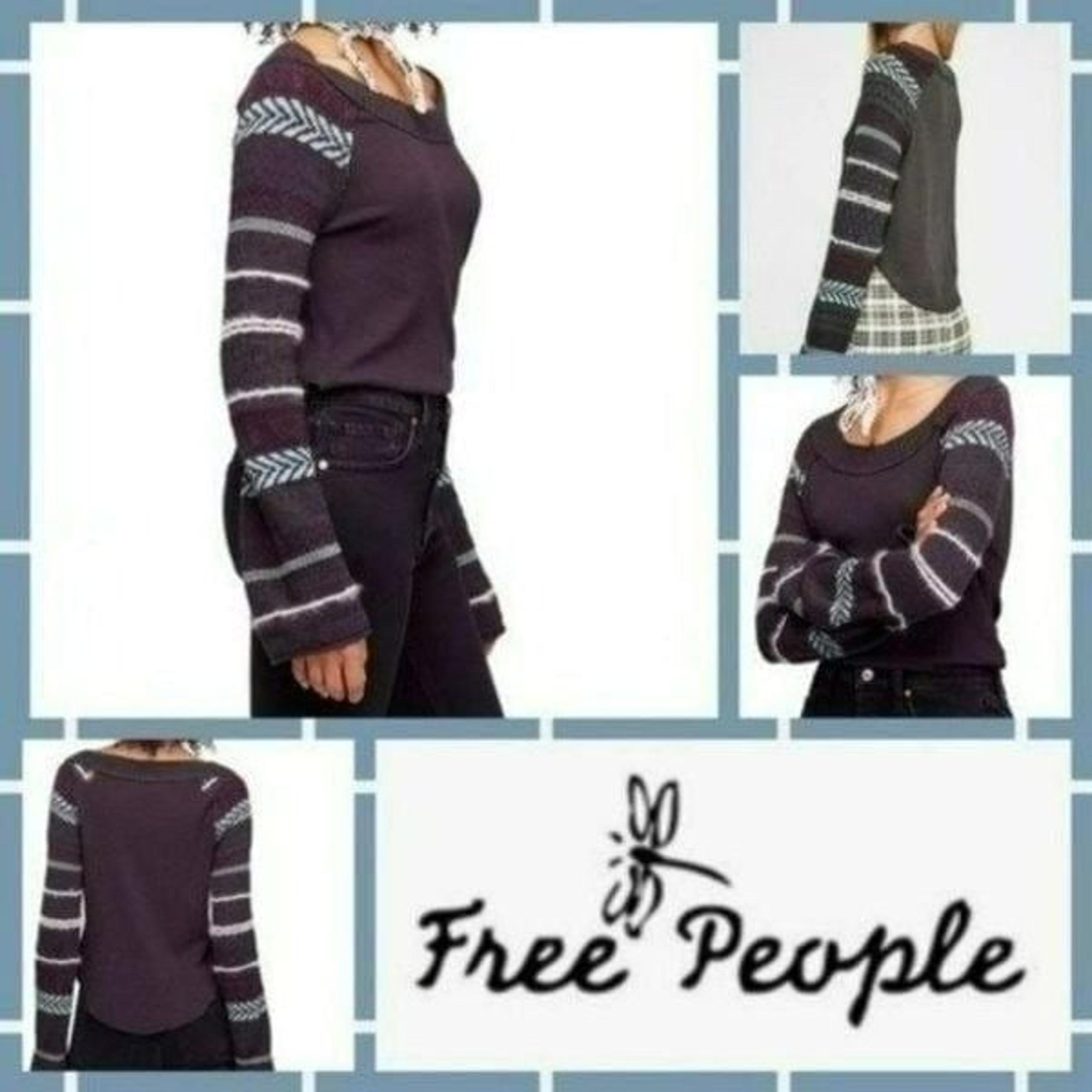 NWT MSRP $98 Free People Fairground Thermal Top Women's Size Medium