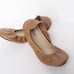 Tan Leather Ballet Flats Size 10