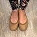 Tan Leather Ballet Flats Size 10