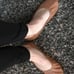 Tan Leather Ballet Flats Size 10