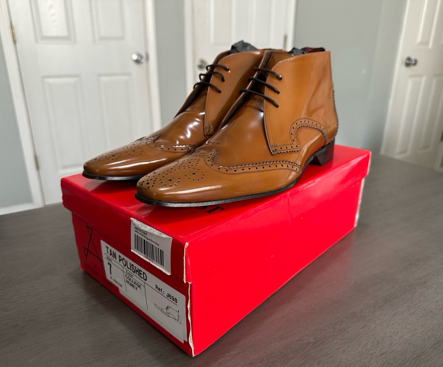 Jeffery West Brogue Short Boot (UK 7/US 8)
