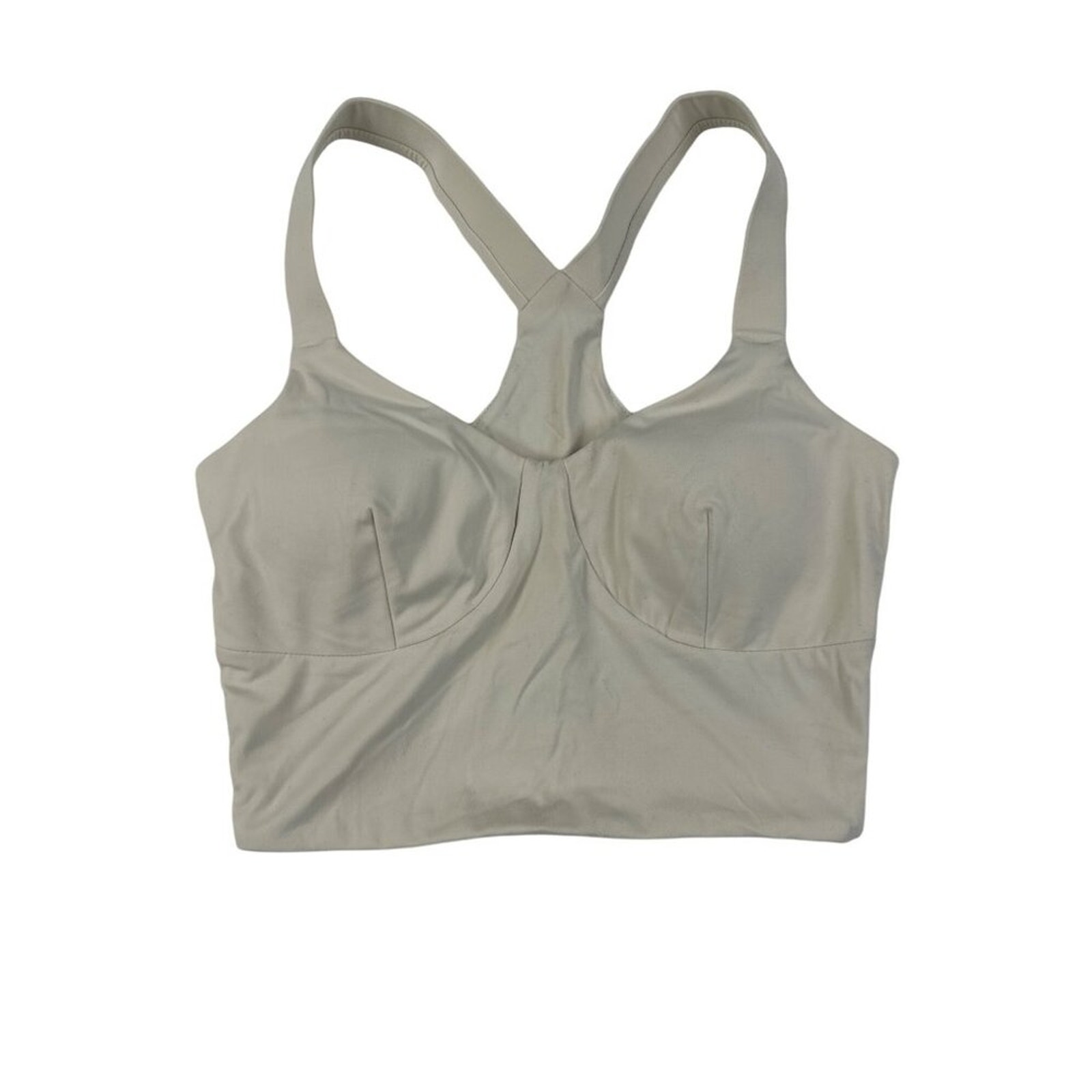 Gold Hinge - Bustier Y Back Bra Top in Bone