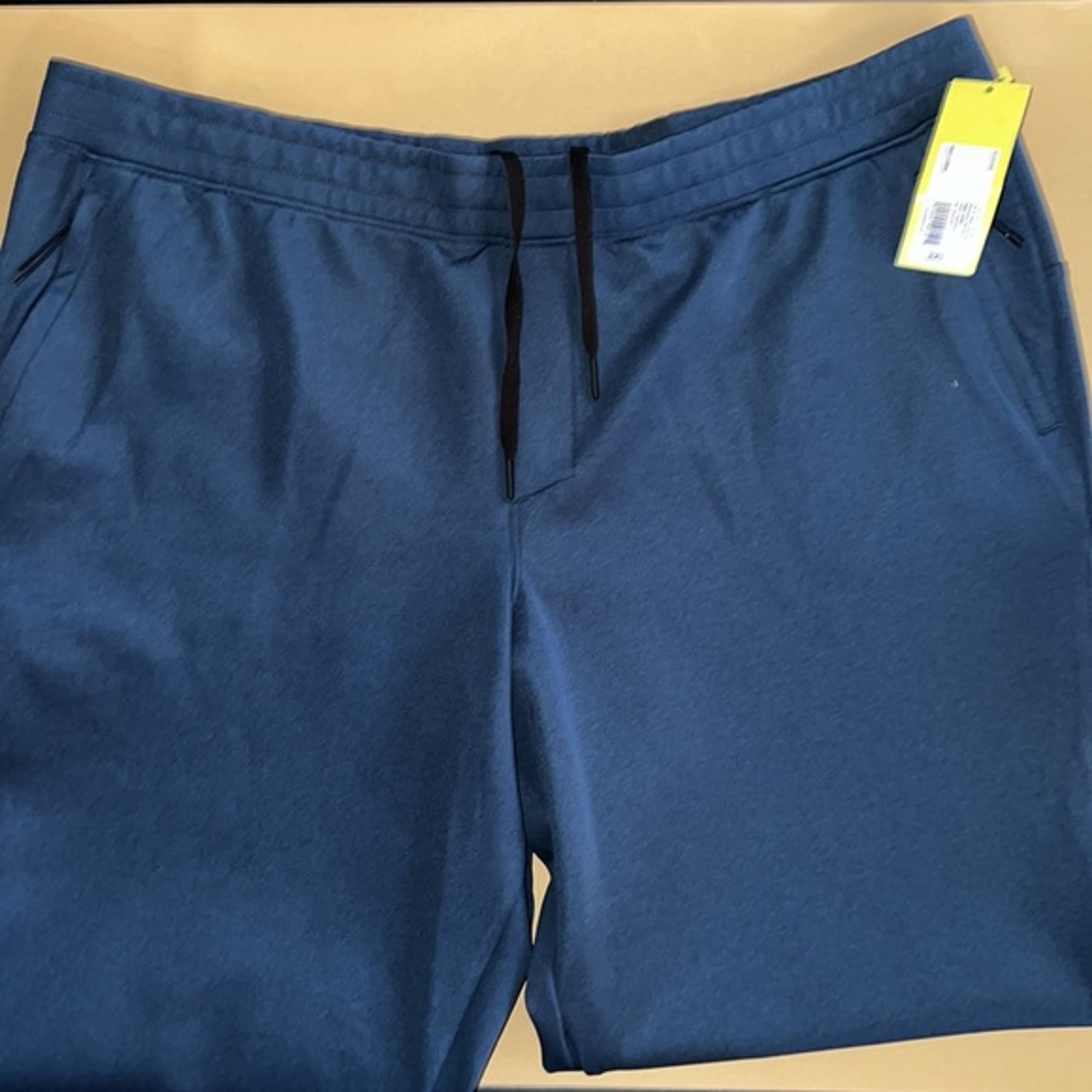 All In Motion Mens Tech Jogger Pants Navy Moisture Wicking Athleisure 2XL