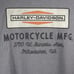 Harley Davidson Mens Long Sleeve Pullover Sweatshirt Size 5XL Gray Mock Neck NWT
