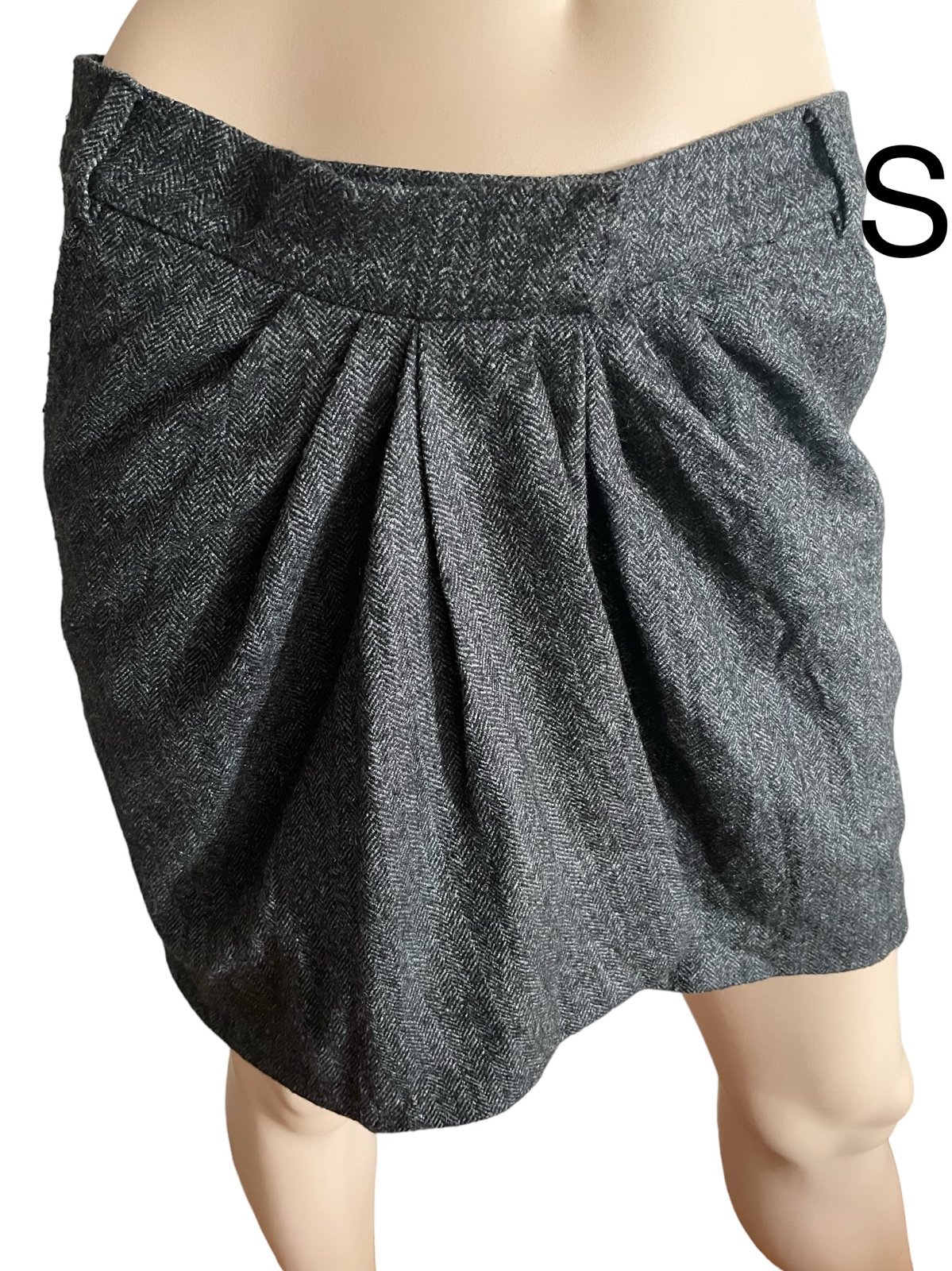 Drape Mini Skirt