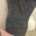 LOFT Heather Grey Cascading Open Wool Blend Long Sleeve Cardigan- Med