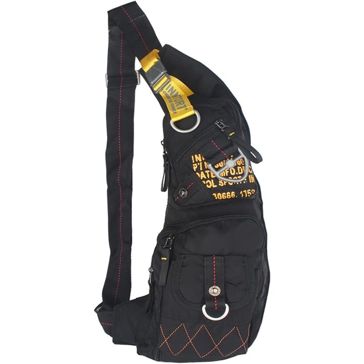 Nylon Sling Chest Bag Daypack Bicycle Travel Gym Backpack