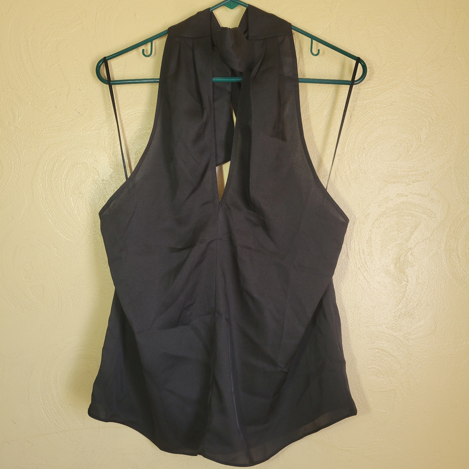 INC Twill Halter Top