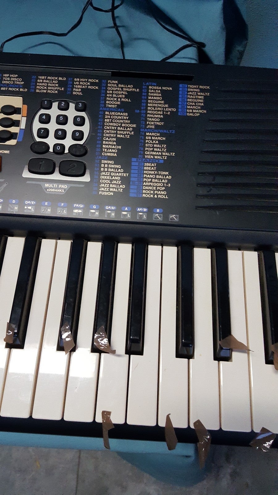 YAMAHA ヤマハ ポータブルグランド PSR-195 Yamaha PSR-195 | Synthpedia
