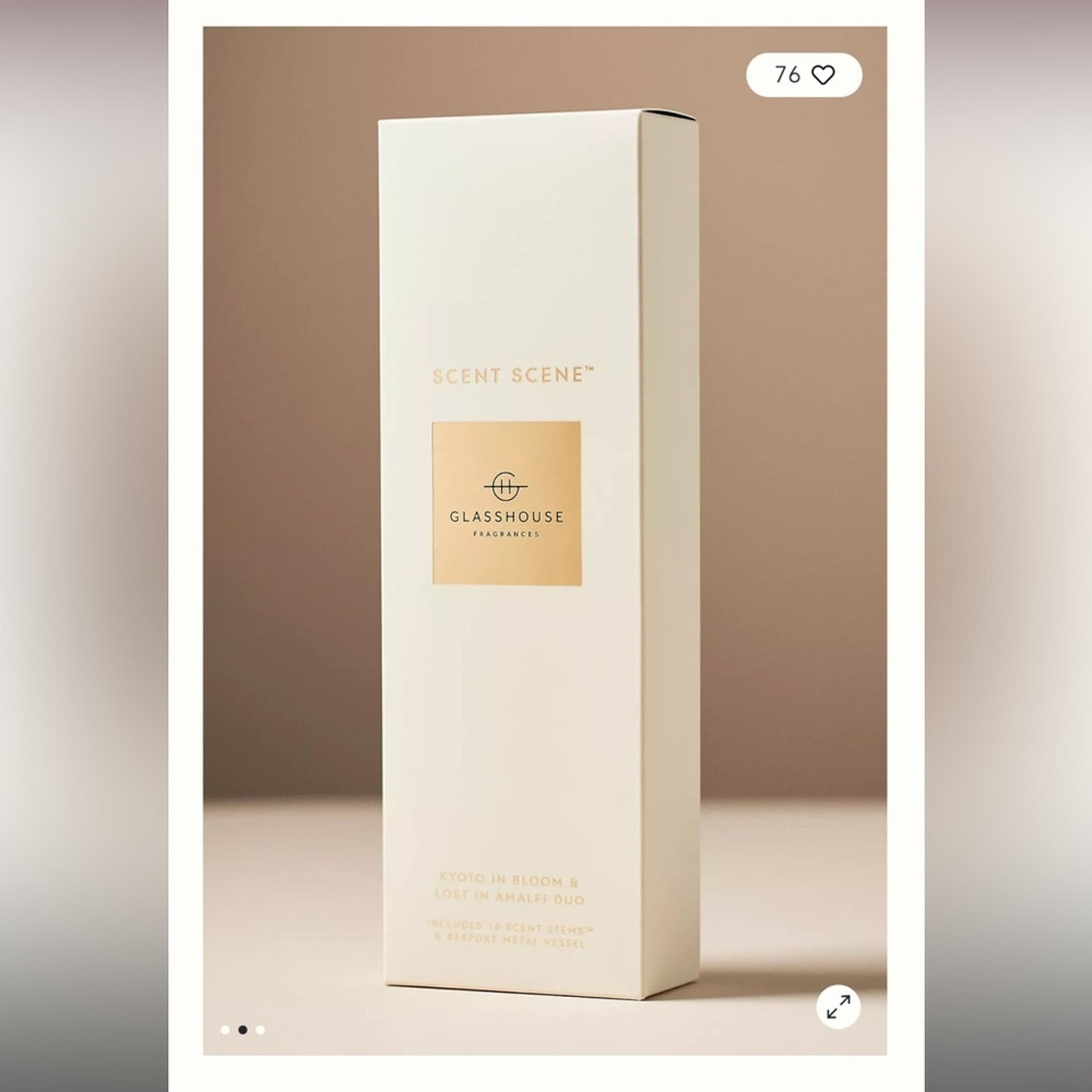 Anthropologie Glasshouse Fragrances Kyoto in Bloom & Lost in Amalfi Duo Diffuser