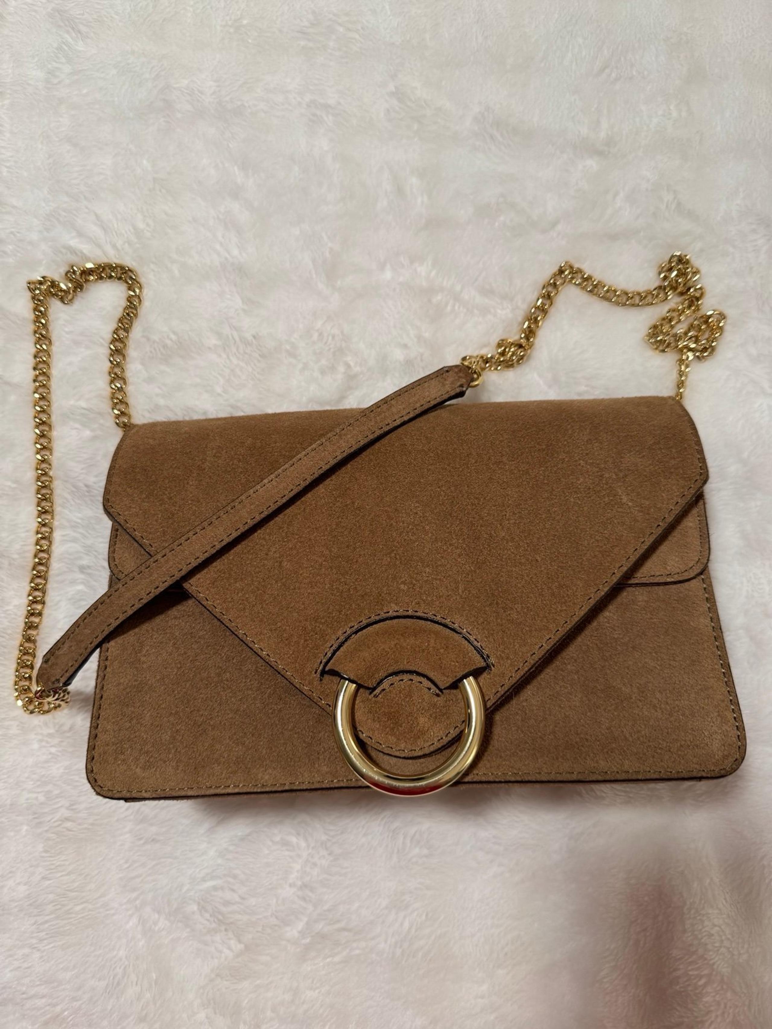 Banana Republic shoulder bag crossbody purse brown cognac