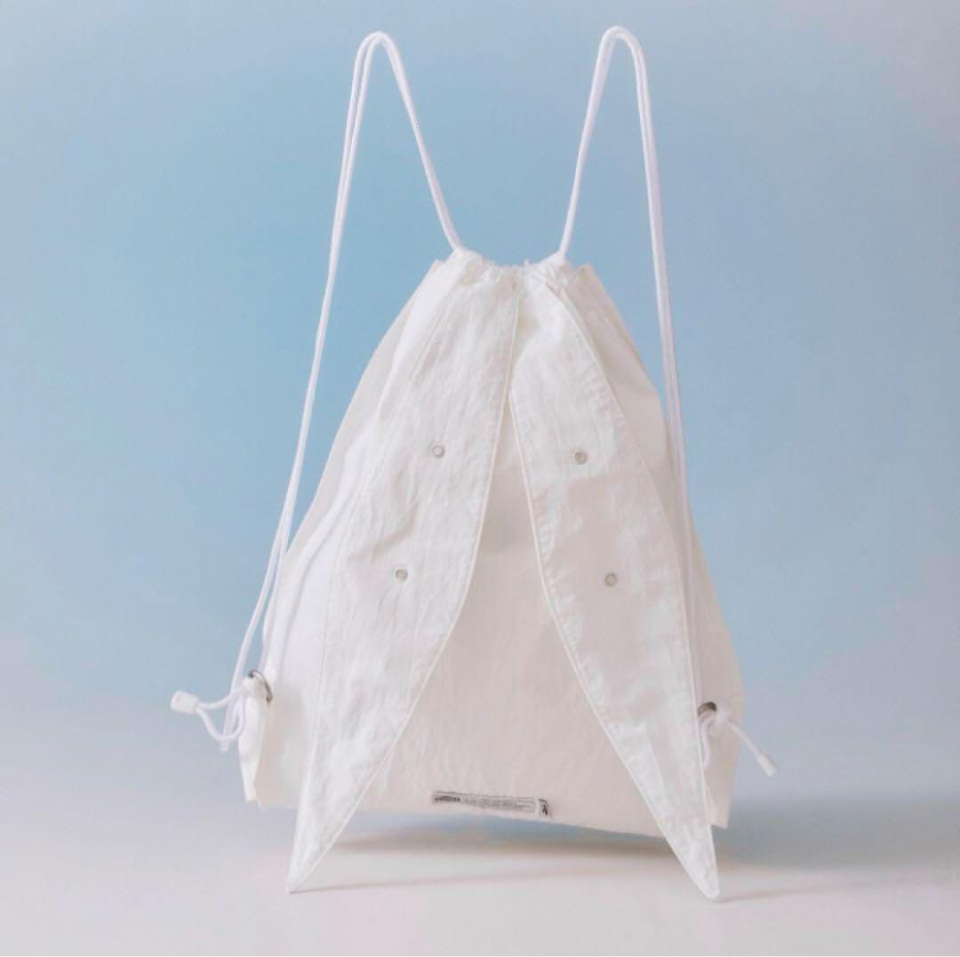 New Jeans Coller Rabbit String Bag White Newje