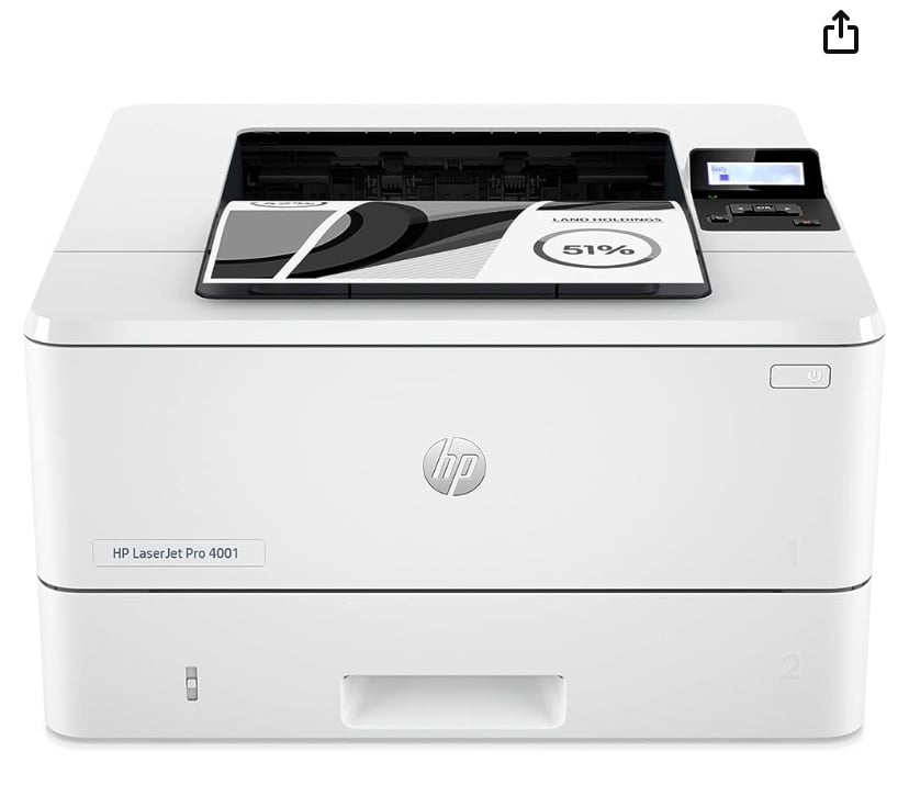 HP LaserJet Pro 4001n Black & White Printer