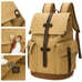 Outdoor Retro Canvas Backpack 5Z84