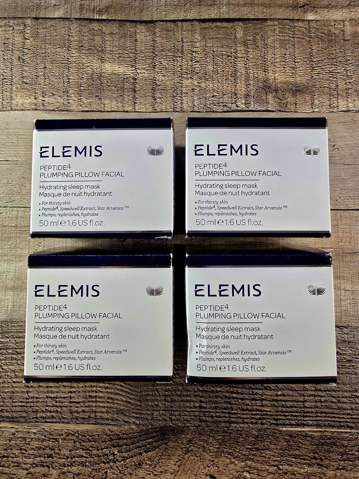 4 Elemis Peptide4 Plumping Pillow Facial Sleep Mask 50ml NIB