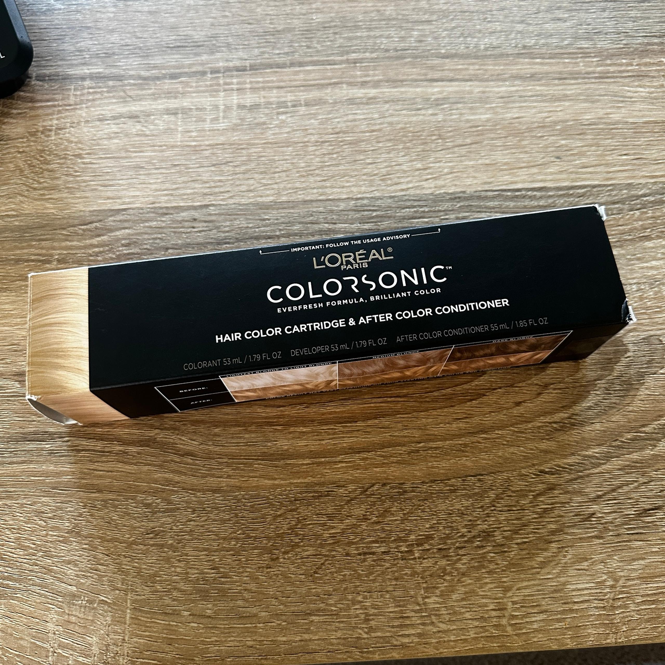 L'Oreal Paris Colorsonic Permanent Hair Color Cartridge 9 Light Blonde