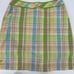 Lilly Pulitzer Pastel Plaid Skort Golf Skirt Vintage White Tag Size 2