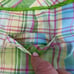 Lilly Pulitzer Pastel Plaid Skort Golf Skirt Vintage White Tag Size 2