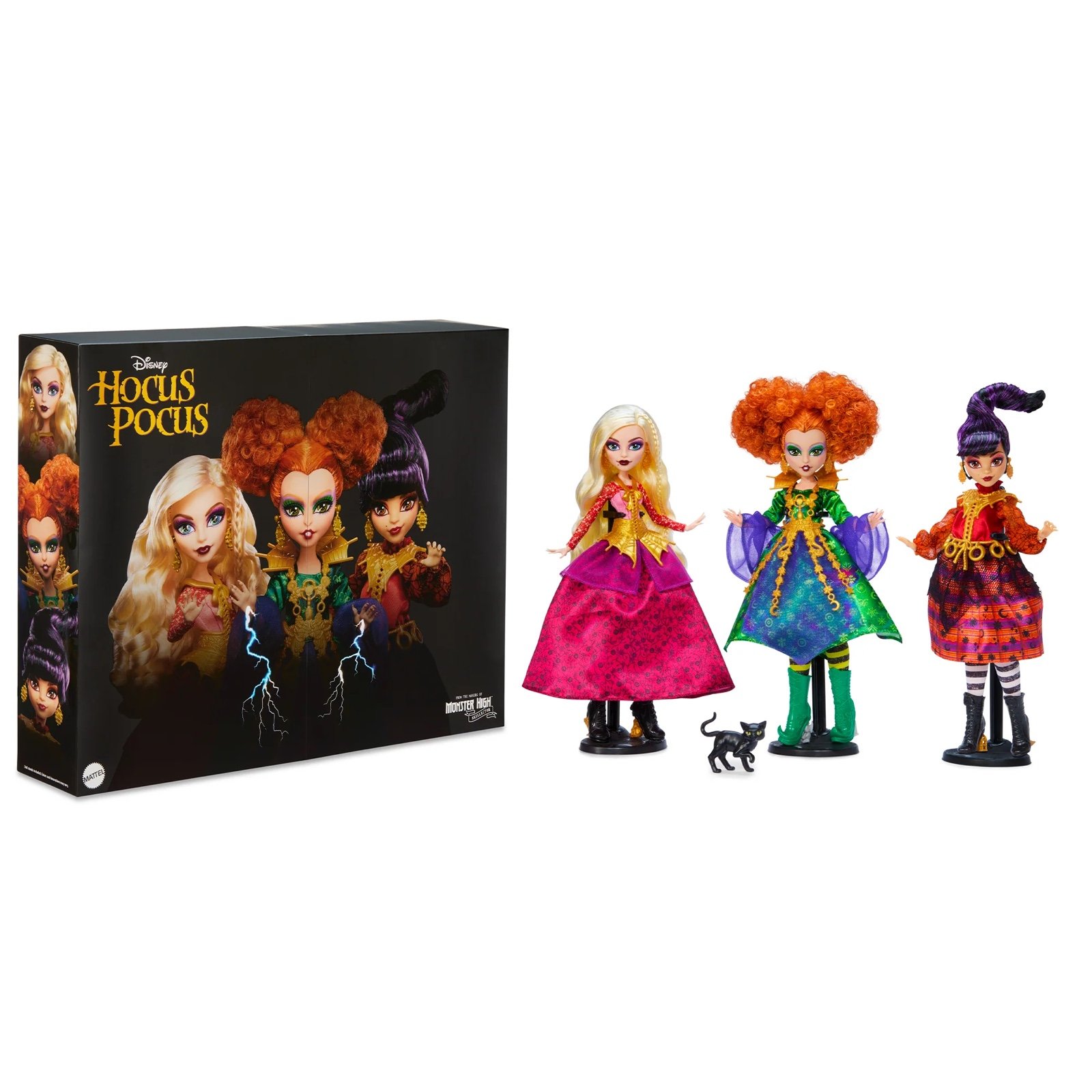 Monster High Disney's Hocus Pocus Skullector Dolls Sanderson Sisters Sealed Box!