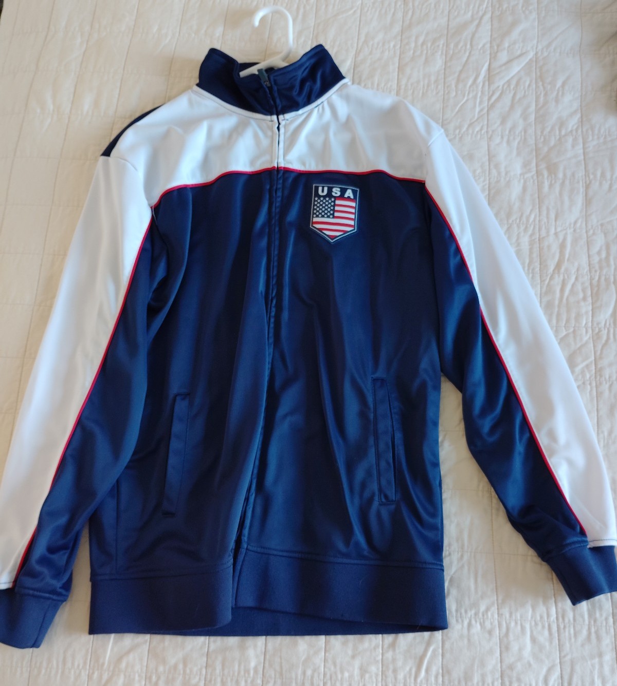 USA Olympic Team Zip Up Fleece Jacket
