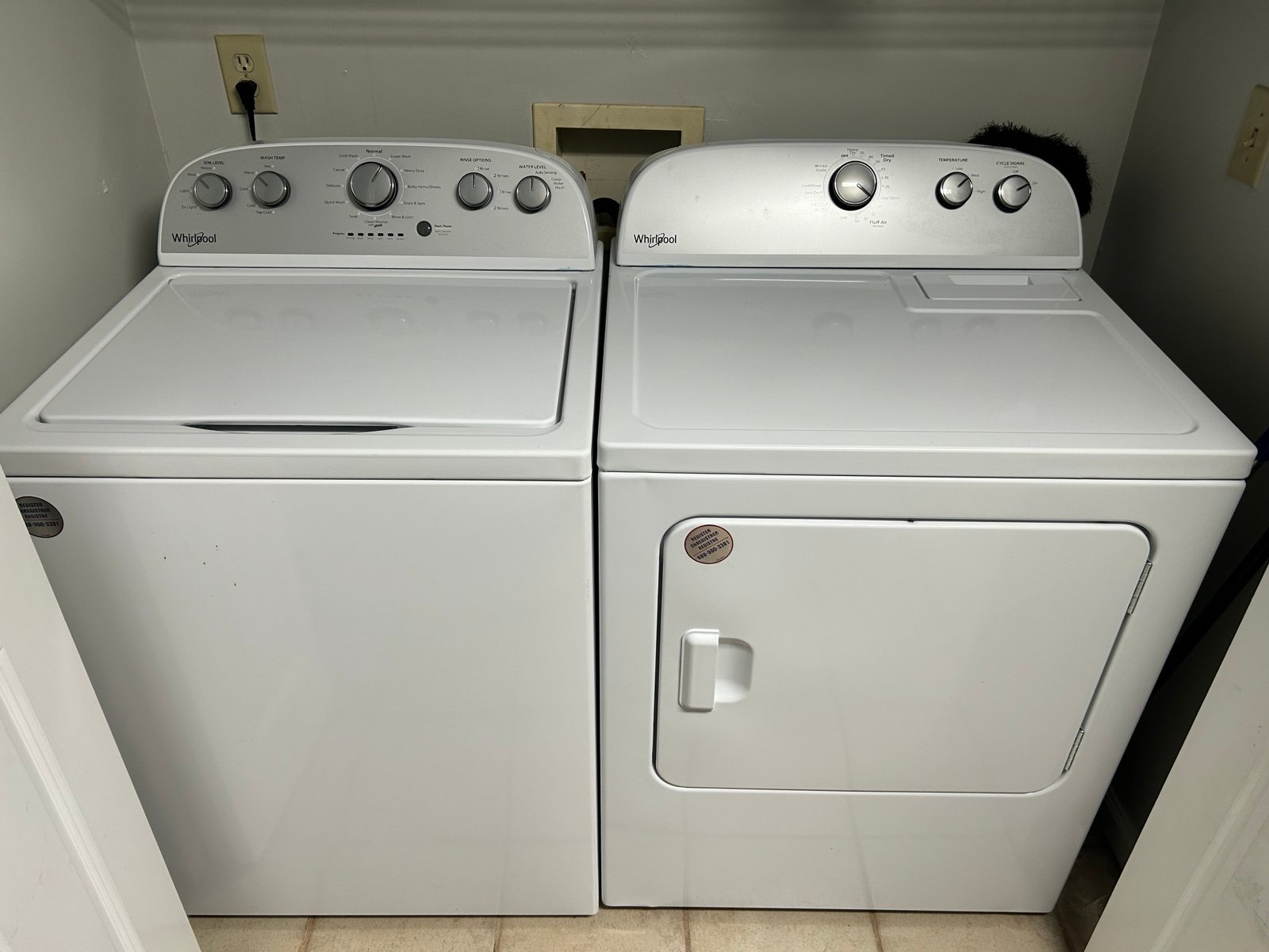 washer and dryer set