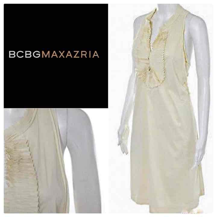 NWT- Cream Tuxedo Front Dress