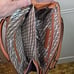 Sachel by Tignanello Purple Tan Leather with Faux Trim Silvertone Hardware