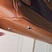 Sachel by Tignanello Purple Tan Leather with Faux Trim Silvertone Hardware