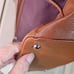 Sachel by Tignanello Purple Tan Leather with Faux Trim Silvertone Hardware