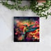 Set of 4 Hummingbird Ceramic Coasters