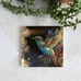 Set of 4 Hummingbird Ceramic Coasters