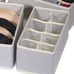 12 Pack Foldable Drawer Organizer Dividers Cloth Storage Box Closet Dresser