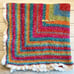 Crocheted toddler blanket
