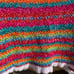 Crocheted toddler blanket