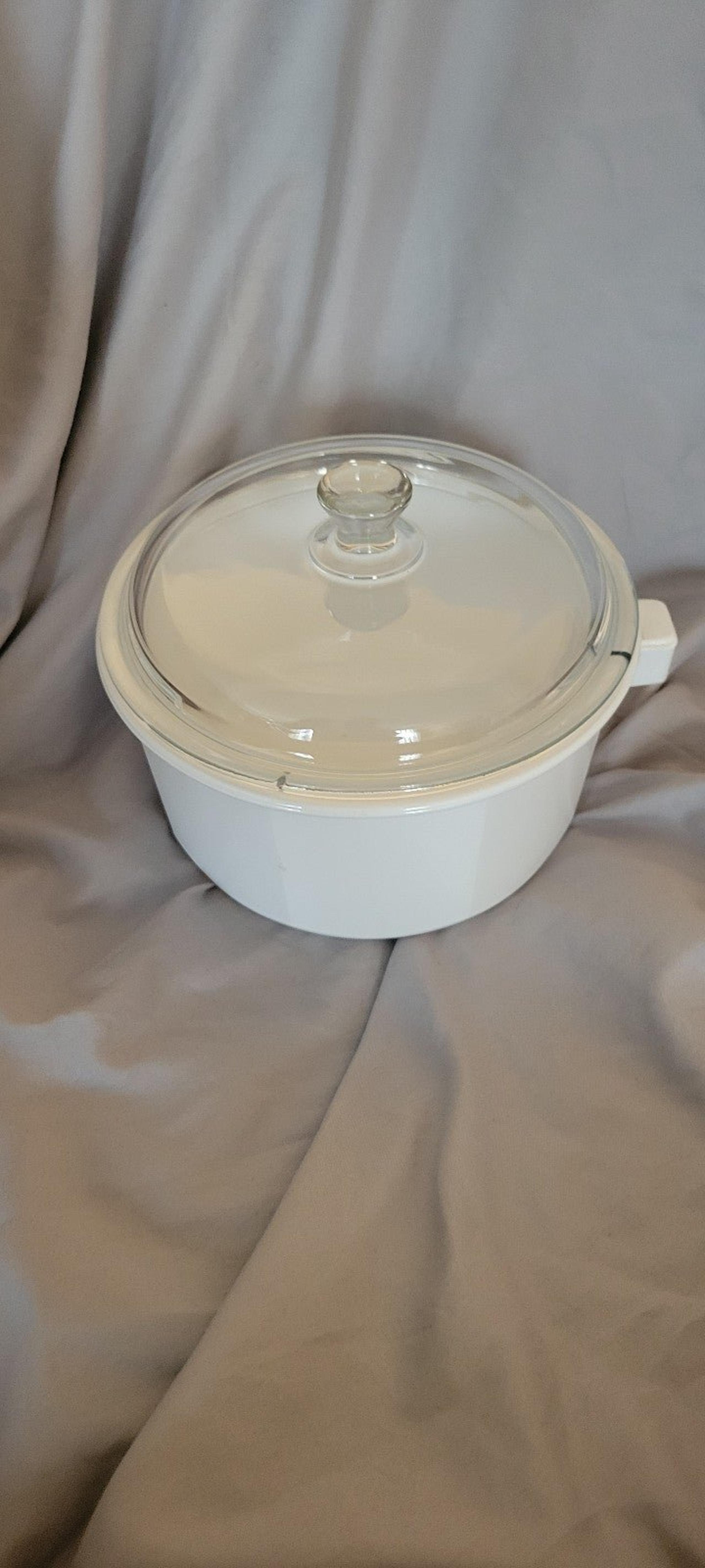 PRINCESS HOUSE Nouveau 1 Qt White Sauce Pot w/Removable Handle With Lid